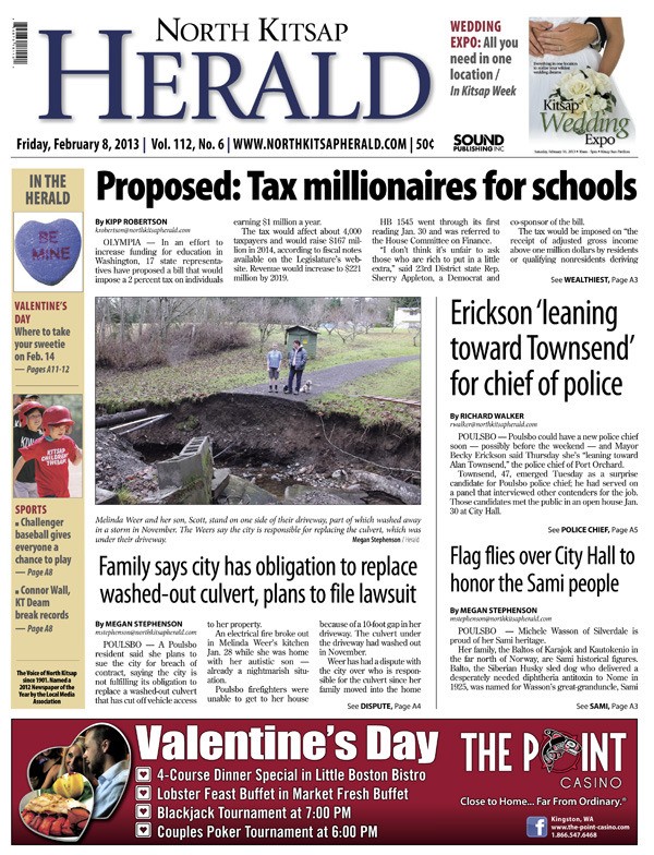 The Feb. 8 North Kitsap Herald: 48 pages in two sections