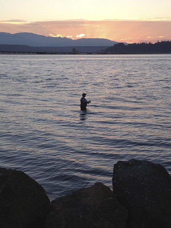 Evening fishing