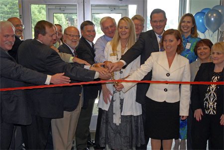 Photo Contributed Liberty Bank of Poulsbo celebrated its grand opening Aug. 6.