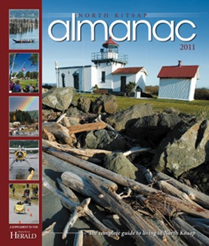 The 2011 North Kitsap Almanac cover won first place for Best Special Section Cover in the Washington Better Neewspapers Contest. The cover was designed by Dan McDougall.