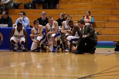 The Bremerton High School boys basketball team