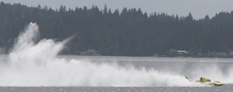 Hydroplanes return to the Silverdale waterfront this weekend.