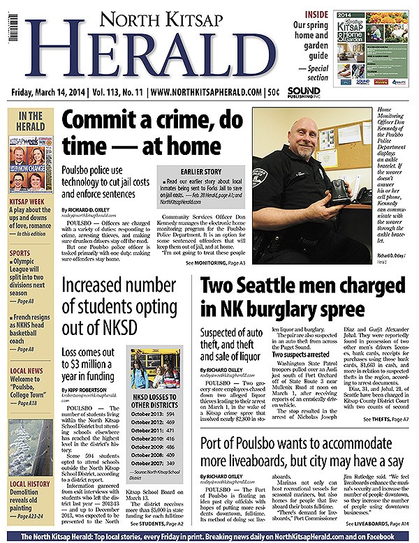 The March 14 North Kitsap Herald: 52 pages in three sections — news