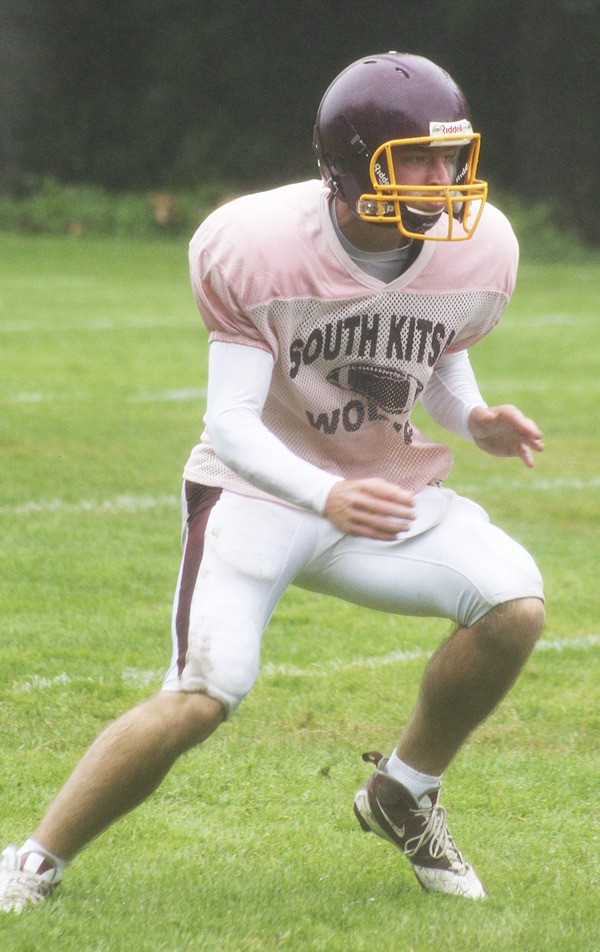 Junior Aaron La Deaux is one of three quarterbacks who could see time tonight against Vancouver College. Senior Tanner Romo