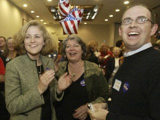 Christine Rolfes (left)