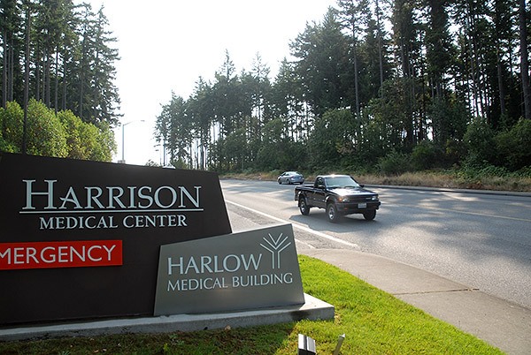 A new Kitsap Transit bus transfer station may be built in a forested plot of land across the street from the Harrison Medical Center Silverdale campus on Ridgetop Boulevard.