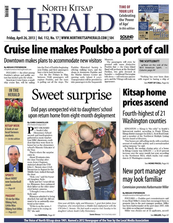 The April 26 edition of the North Kitsap Herald is a big one: Five sections