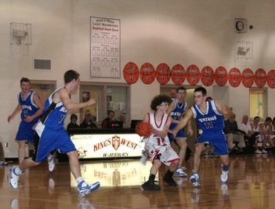 Crosspoint Academy guard Chase Estes (11) assumes a leadership role as the Warriors tip off the 2009-10 season.