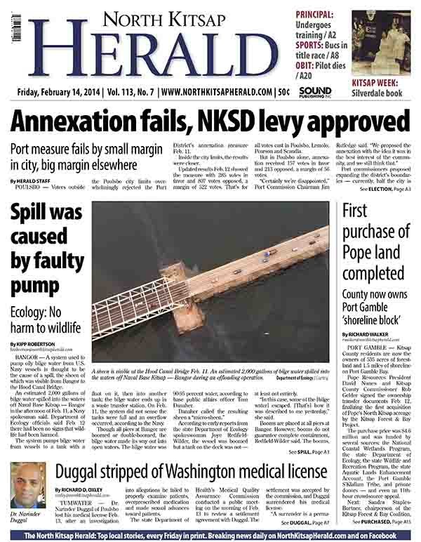 The Feb. 14 North Kitsap Herald: 44 pages in two sections