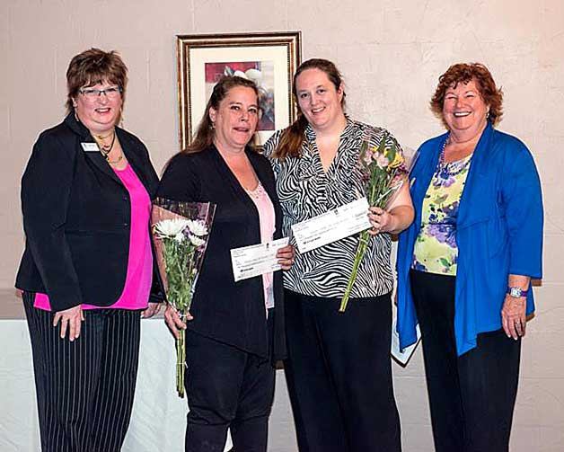 The Soroptimist International of Greater Bremerton awarded two Live Your Dream Award scholarships March 22.