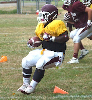 South Kitsap junior Marshaud DeWalt is among five running backs coach Eric Canton expects to play this season. The position is one of the few on the roster that features both experience and depth.