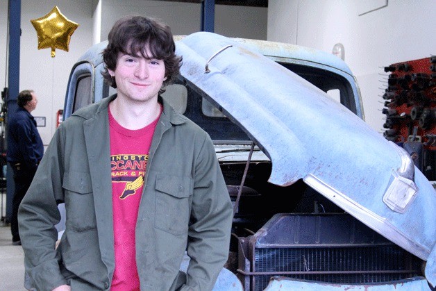 Anthony Woelke plans to study mechanical engineering after completing his internship with DME Auto