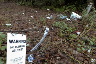 Illegal trash dumping is a rising issue in unincorporated areas around the North End.