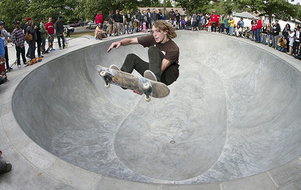 Jason Singler gets some air at Delridge Park