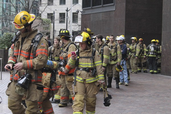 Firefighters from around Washington