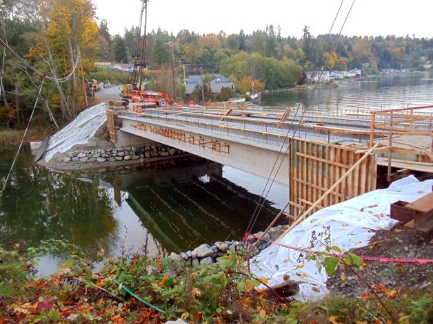 The Southworth Bridge replacement project has created wider access into Curley Creek