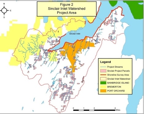 Sinclair Inlet Watershed Project Area