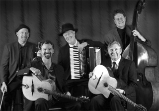 Pearl Django — one of the Northwest's leading gypsy jazz bands — will be swingin' back-to-back nights for the Collective Visions' Concerts in the Gallery Series Jan. 17-18.  See the MUSIC section for more info.