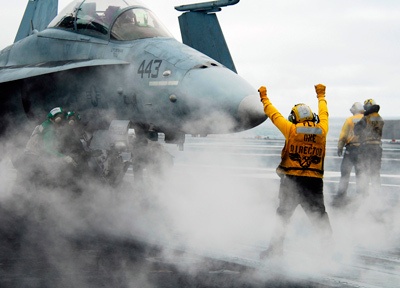 Aviation Boatswain’s Mate (Handling) 2nd Class Raul Barrios