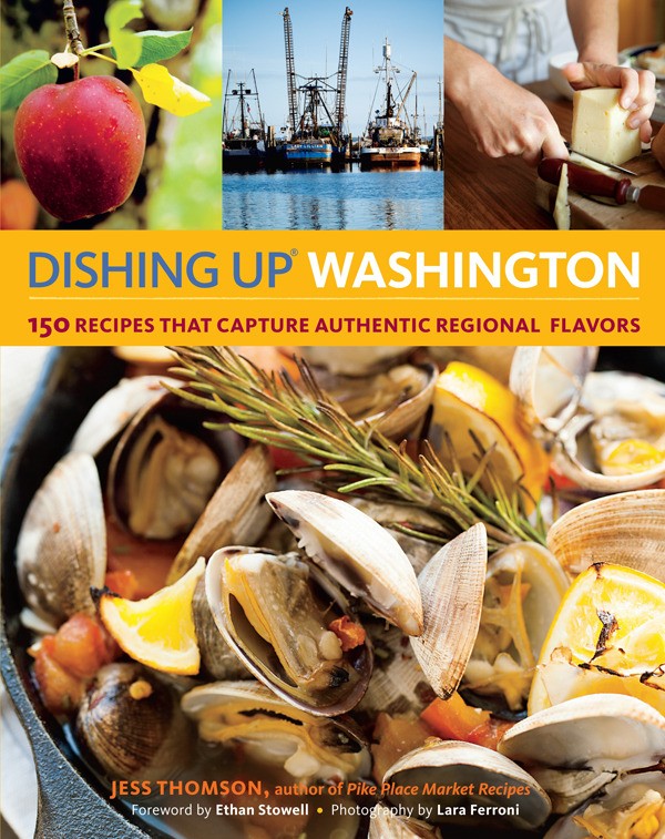 Cookbook author Jess Thomson contributes to the Dish Up series from Storey Publishing with this delicious and beautifully illustrated book. It is loaded with 150 recipes and dozens of profiles on chefs and restaurants and information on eating well in Washington.