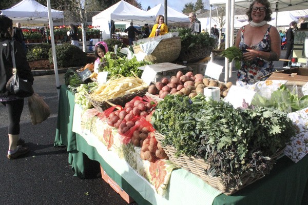 At the Poulsbo Farmers Market opening day