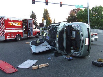 Poulsbo Fire was able to use newly acquired vehicle extraction skills to remove two patients after a two-car collision Saturday.