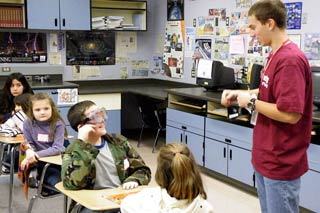 Children learned a variety of safety tips at Safety Saturday