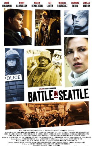 The infamous 'Battle in Seattle' comes to Bainbridge through Stuart Townsend's film playing at the Lynwood Theatre