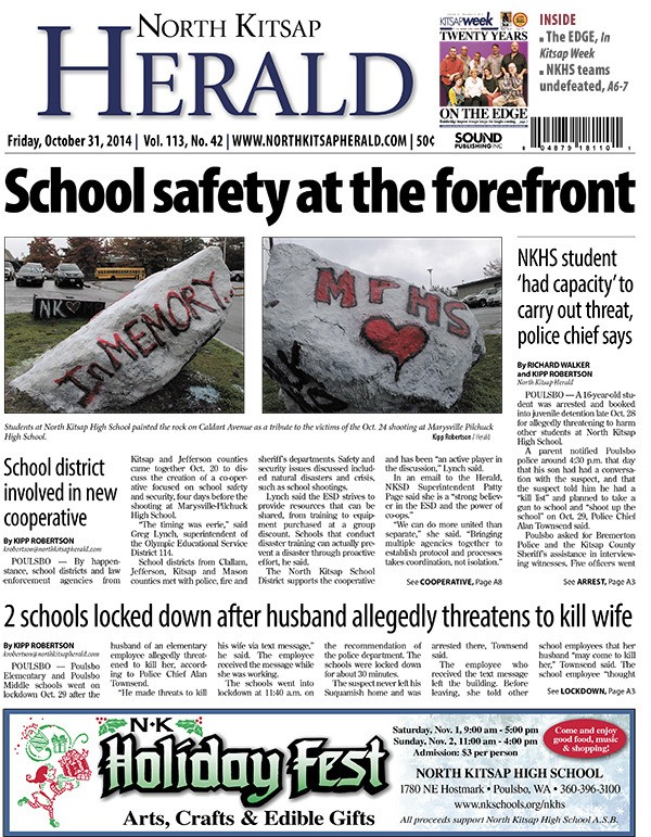 The Oct. 31 North Kitsap Herald: 40 pages in two sections