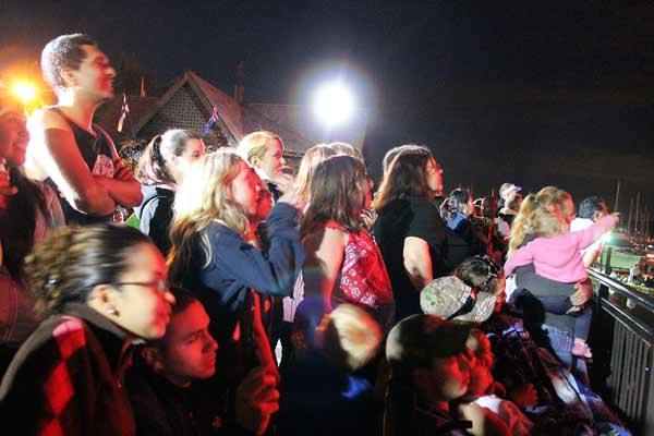 Poulsbo's Third of July fireworks exploded over Liberty Bay