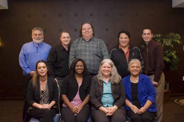 The newest graduates of Port Madison Enterprises’ Tribal Enterprise Gaming Certificate Program. Back from left