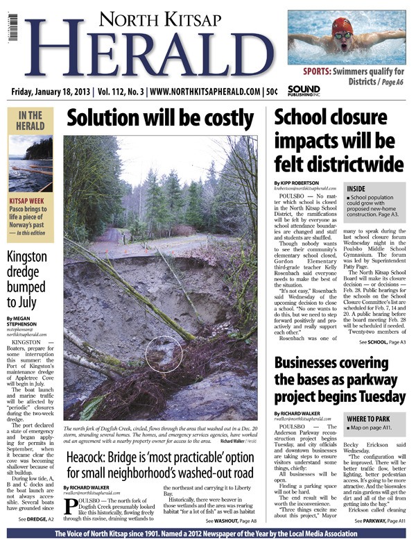 The Jan. 18 North Kitsap Herald: 32 pages in two sections