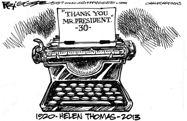 In honor of Helen Thomas