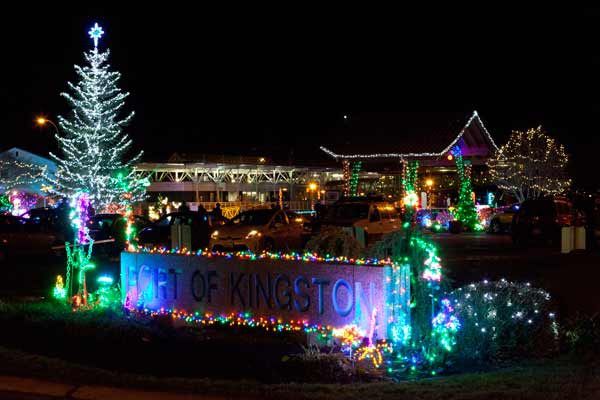 The light display at Mike Wallace Park will be on through December.