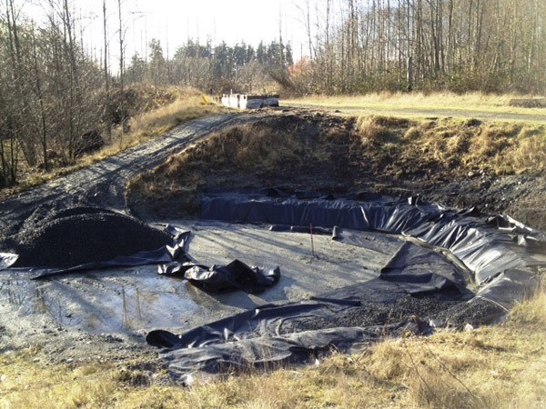 The Fish Park amphitheater is expected to be completed by January. The amphitheater