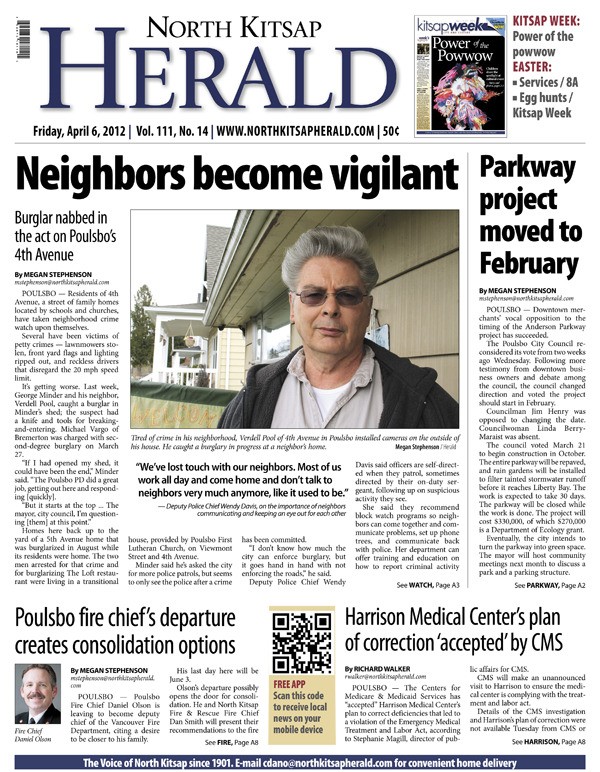 The April 6 North Kitsap Herald: 44 pages in two sections