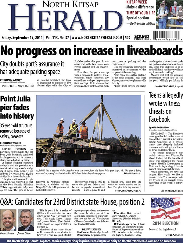 The Sept. 19 edition of the North Kitsap Herald: 56 pages in three sections