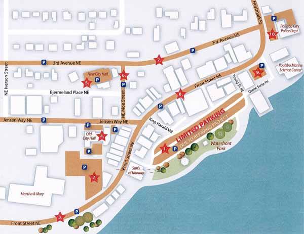 RockFish Group produced this map of alternate parking locations downtown. To stay on top of the Anderson Parkway reconstruction project