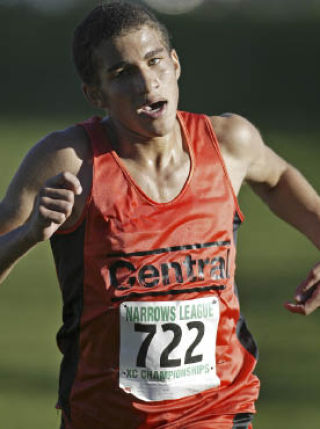 CK’s Shane Moskowitz won the boys 5K at the Narrows League Championships Wednesday with a time of 15 minutes