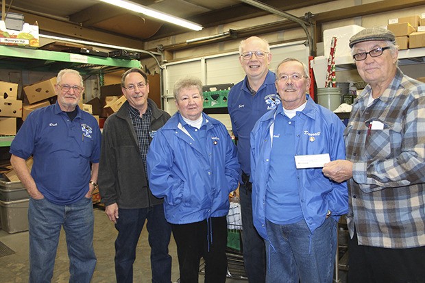 Silverdale Sounders Good Sam members (left to right) Dick Bird