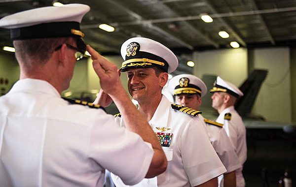 Capt. Mike Wettlaufer and Capt. Gregory C. Huffman