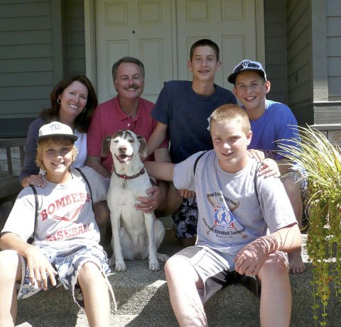 Kathe and Allan Breitmayer and their dog