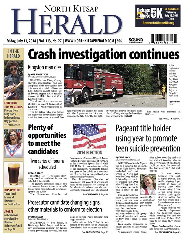 The July 11 North Kitsap Herald: 44 pages in two sections