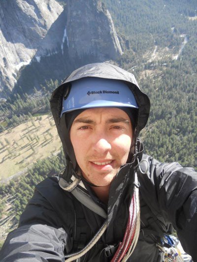 Bremerton’s Jason Lawson on a recent outdoor rock climb.