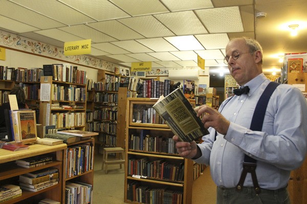 Charlie Wise has worked at the Book Stop for less than a year