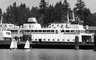 Out-of-service ferries await their fate