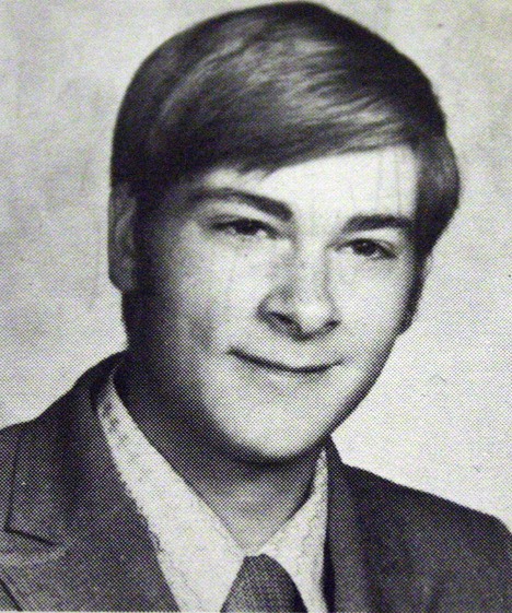 Kevin Burdick's photo in the 1974 North Kitsap High School yearbook.