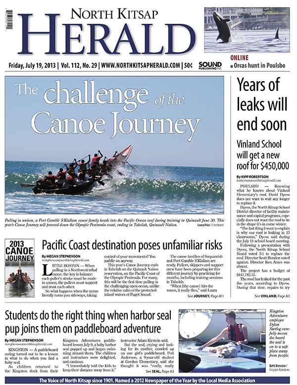 The July 19 North Kitsap Herald: 32 pages in two sections