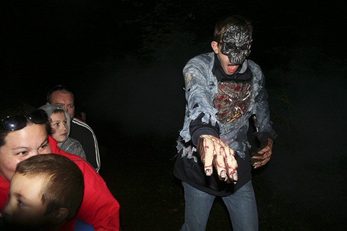 Passengers on the Ghost Train encountered all manner of spooky sights.