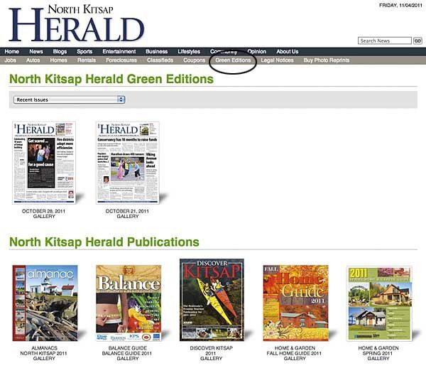 You can now read North Kitsap Herald pages online